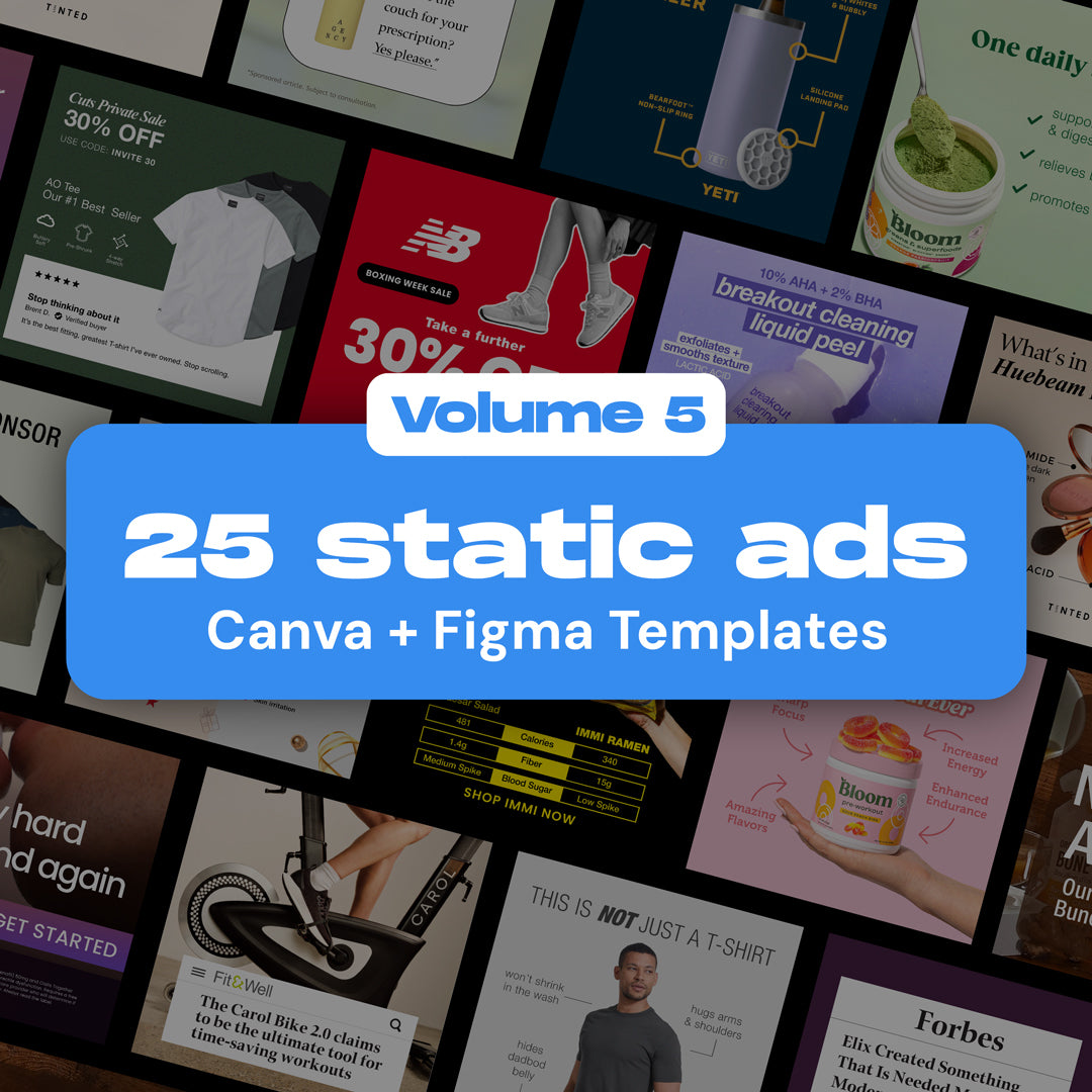 25 Canva + Figma Templates | Frosted Files Volume 5